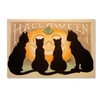 Trademark Fine Art Vintage Apple Collection 'Halloween Black Cats Pumpkin' Canvas Art, 22x32 ALI6306-C2232GG